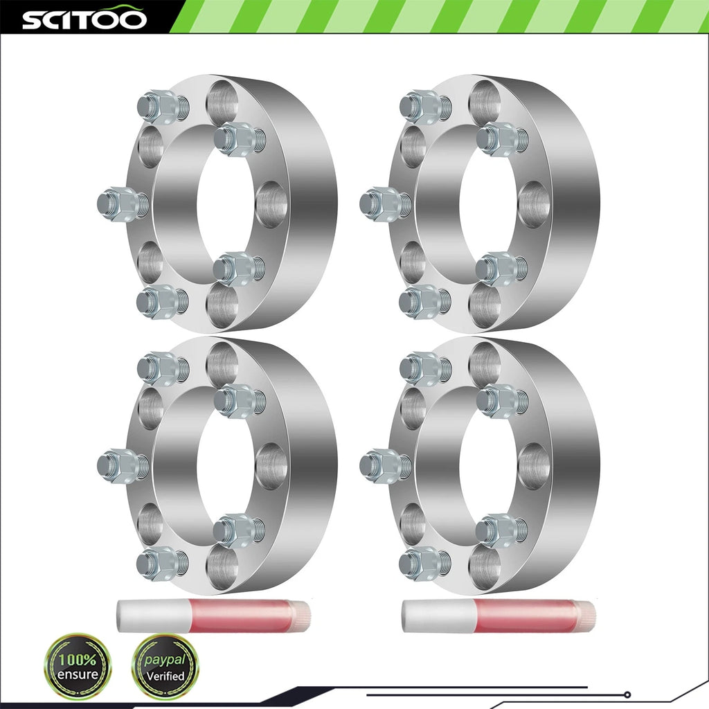 4X 1.5" Wheel Spacers 5x5.5 1/2" Studs for Jeep CJ5 CJ6 CJ7 Ford F-150 Bronco (1976–1996)