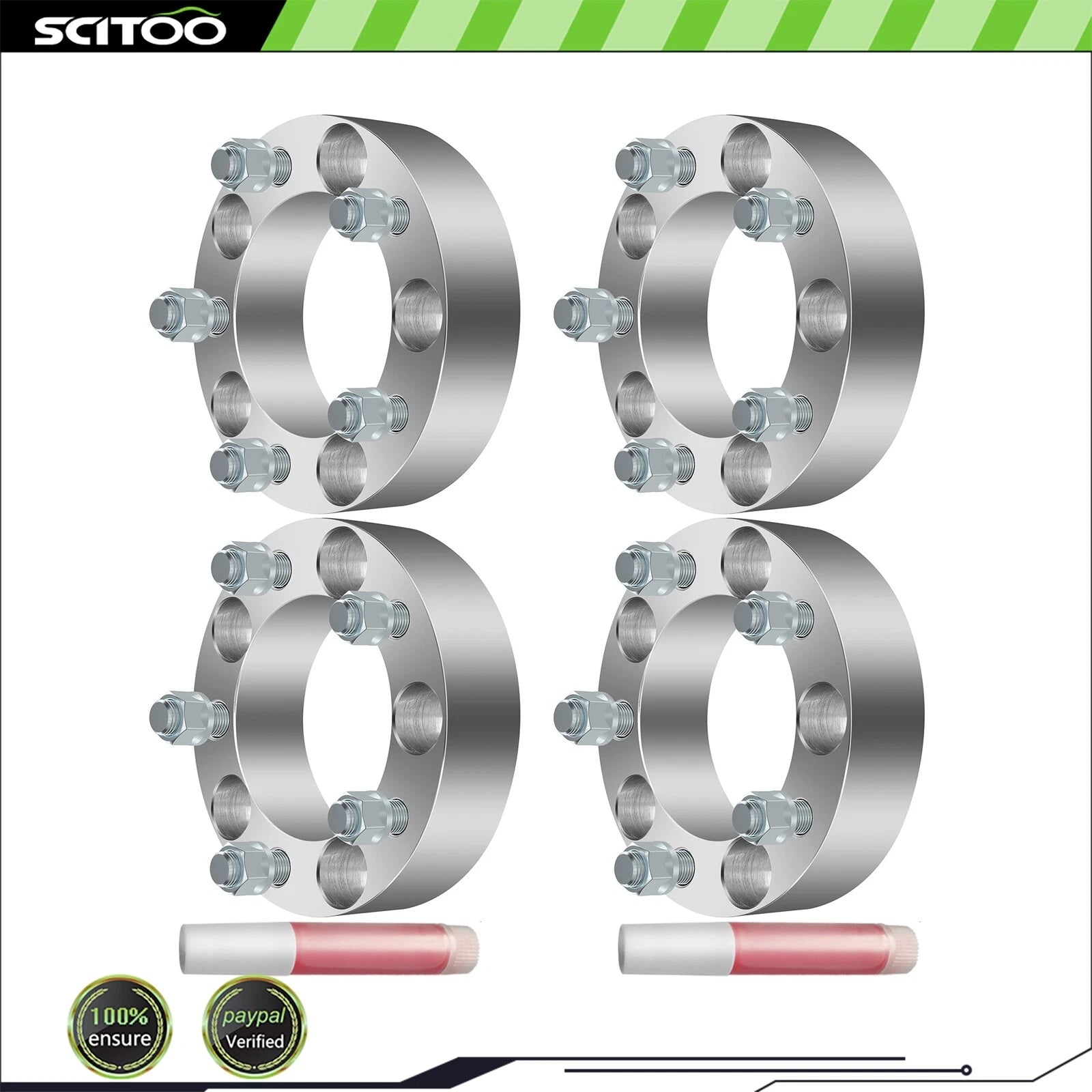 4X 1.5" Wheel Spacers 5x5.5 1/2" Studs for Jeep CJ5 CJ6 CJ7 Ford F-150 Bronco (1976–1996)