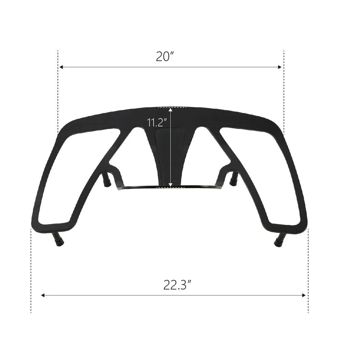 Rear Trunk Luggage Rack for Honda Goldwing GL1800 (2001–2017) Black