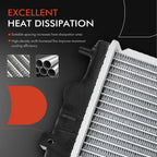 Radiator for Nissan Maxima, Infiniti I30 (1999–2003)