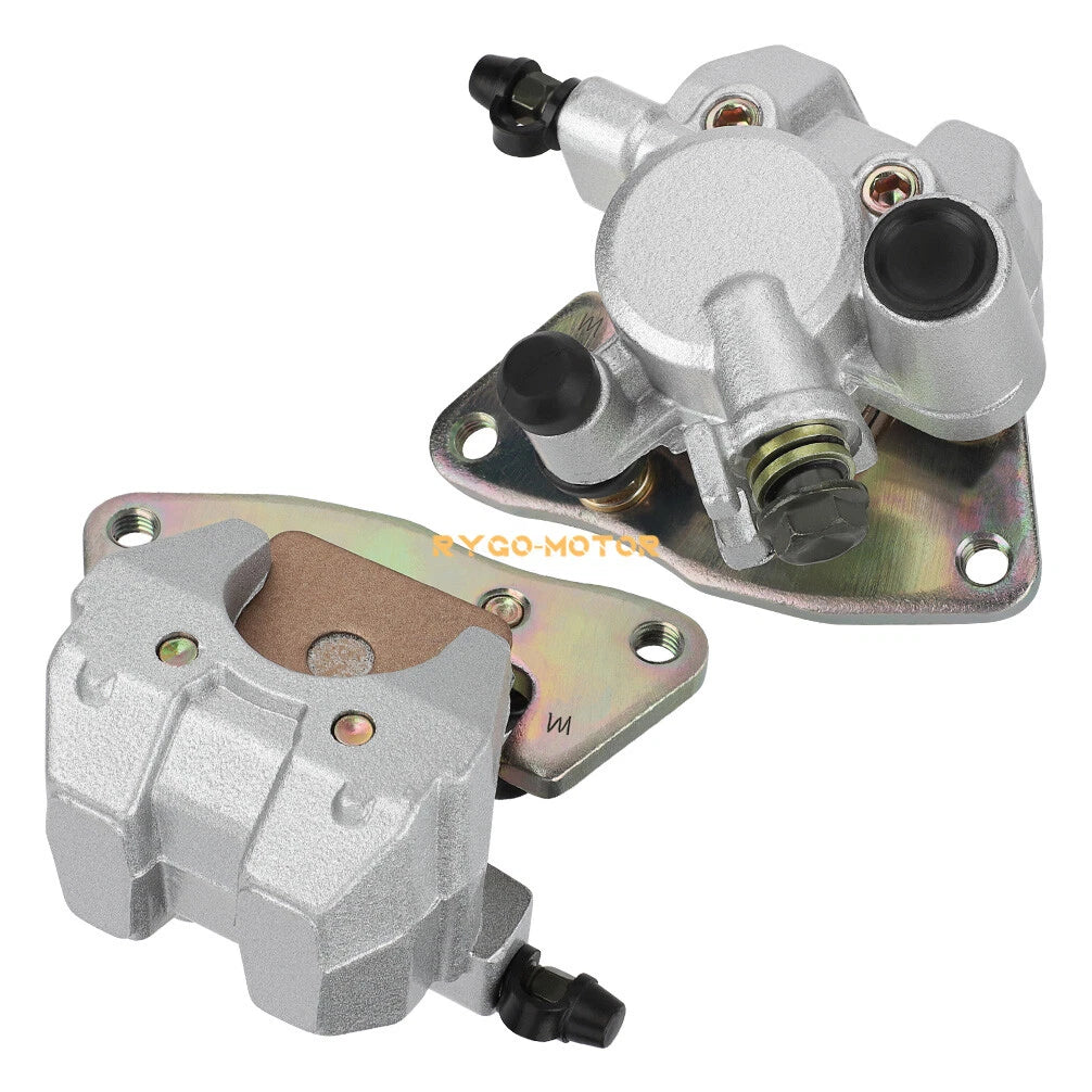 Front Left Right Brake Caliper & Pads for Yamaha Grizzly 600 660 (1998–2008)