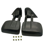Pair Manual Towing Mirrors for Chevrolet Silverado Sierra 1500 2500 3500HD (2014–2023)