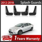 4PCS Splash Guards Mud Flaps for 2011–2018 Ford Focus Sedan (2011-2018)