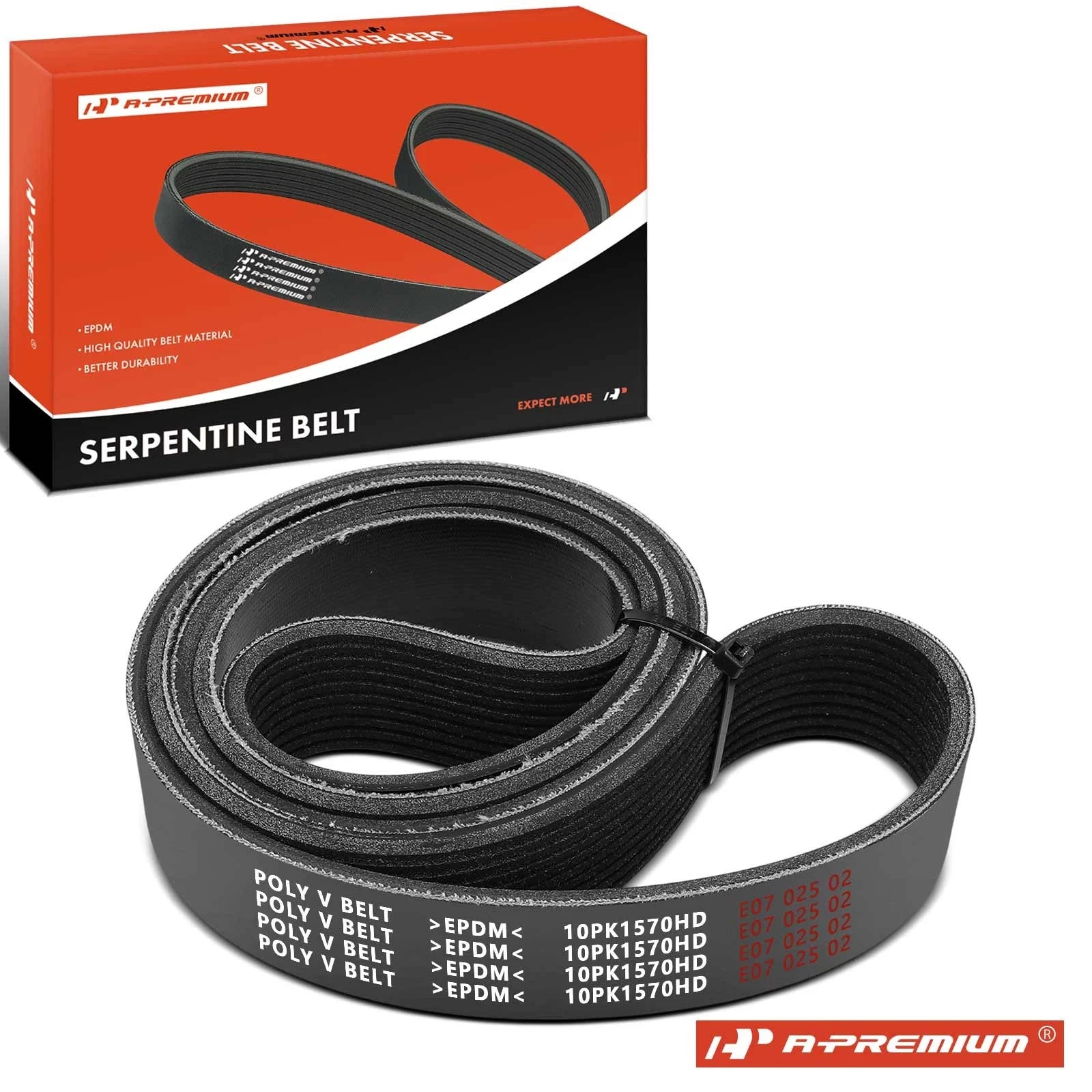 Heavy Duty Serpentine Belt for Ford L9000 LTS9000 (1990–1999)