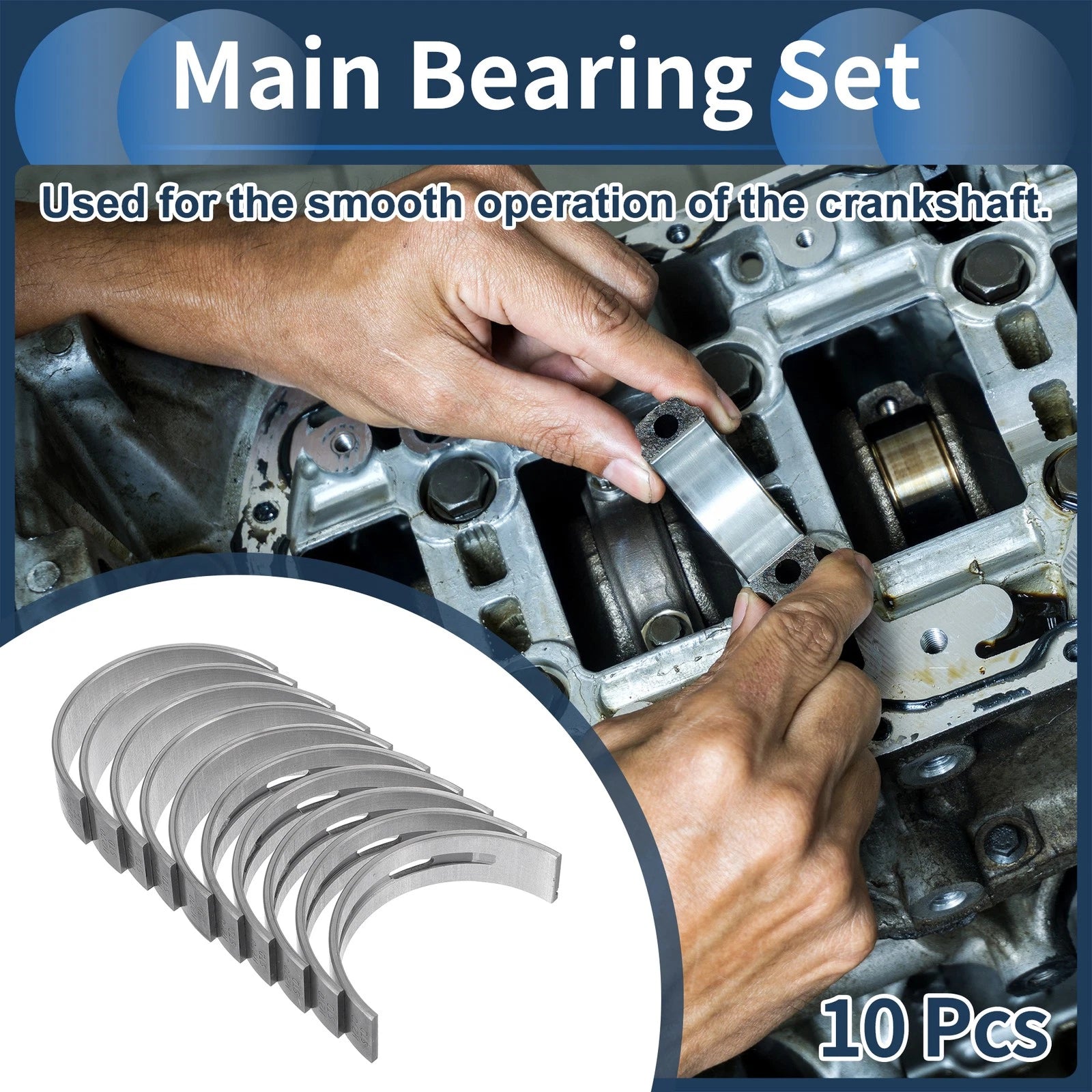 Main Bearing Set No.A2700330101 for Mercedes-Benz E-Class (2004–2015)