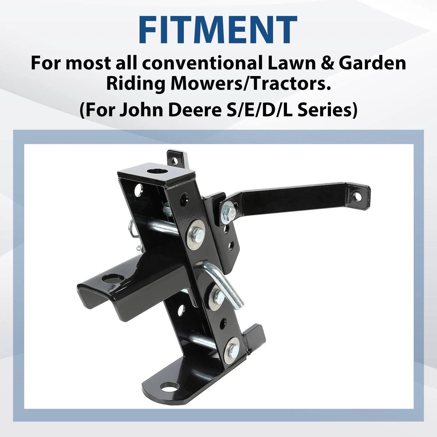 Adjustable Towing Hitch for John Deere Lawn Mower