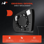 Pair Manual Mirror Glass for Jeep Cherokee (2014-2023)
