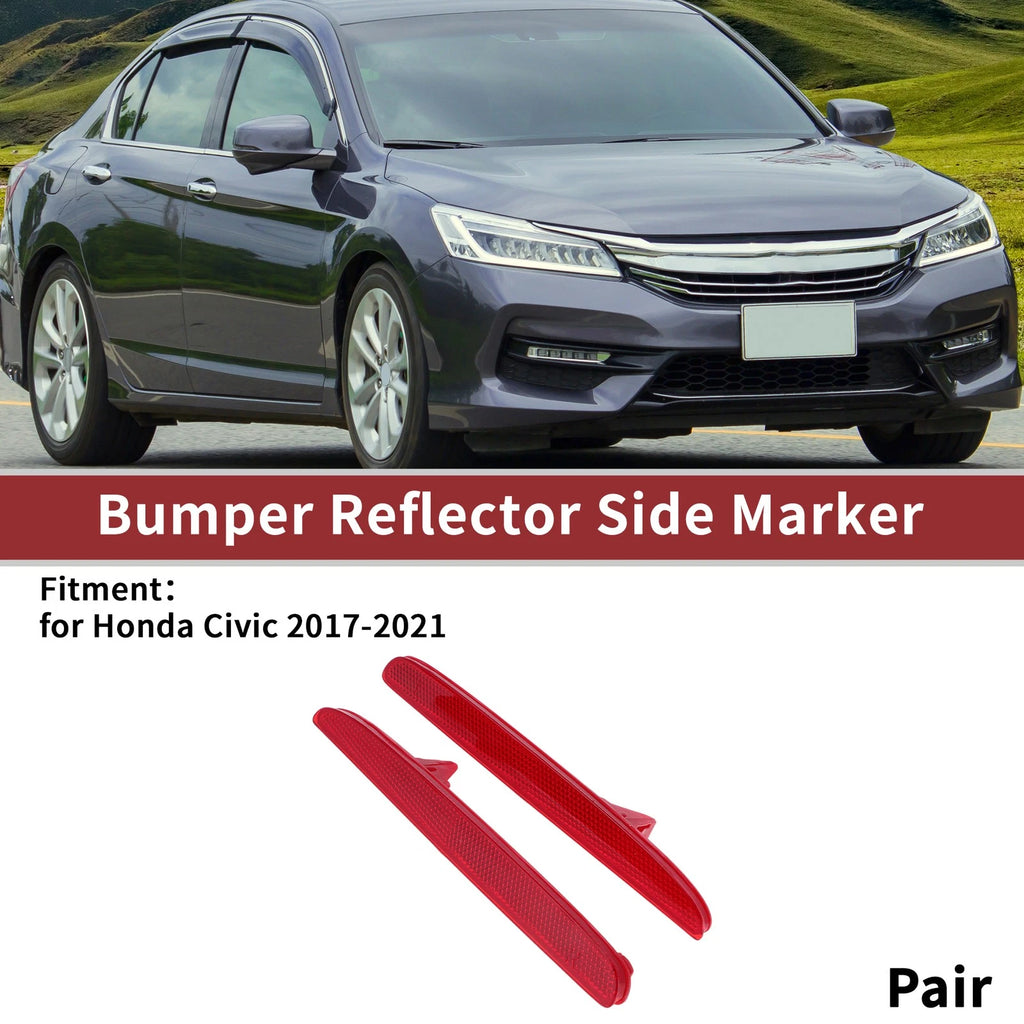 1 Pair Bumper Reflectors for Honda Civic (2017–2021) No. 33555TDJJ01