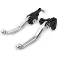 Silver CNC Pivot Clutch Brake Levers for Suzuki DRZ400S/SM/E (2000–2022)