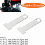 D-Ring Lock Extensions for Helmet (1 Pair) - Stainless Steel 3.5" 1/4"