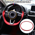 Steering Wheel Cover Trim for Mazda 3 (2014–2023) Red