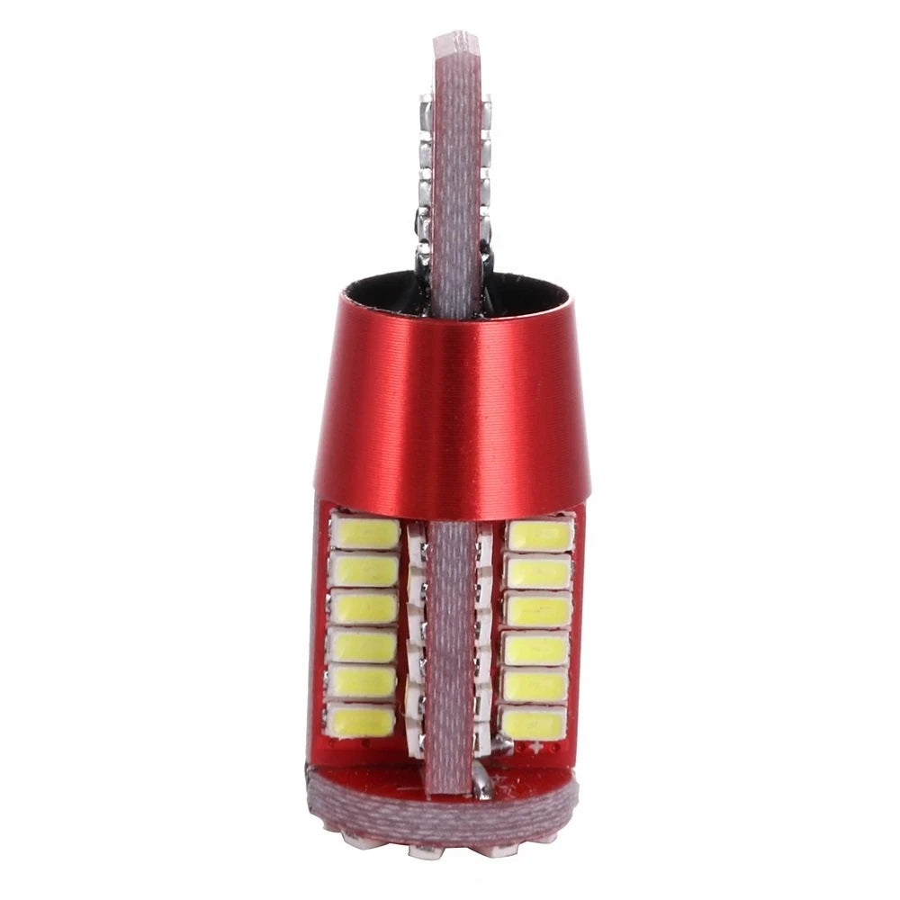50x T10 57SMD 3014 LED Lights for License Plate Instrument Cluster