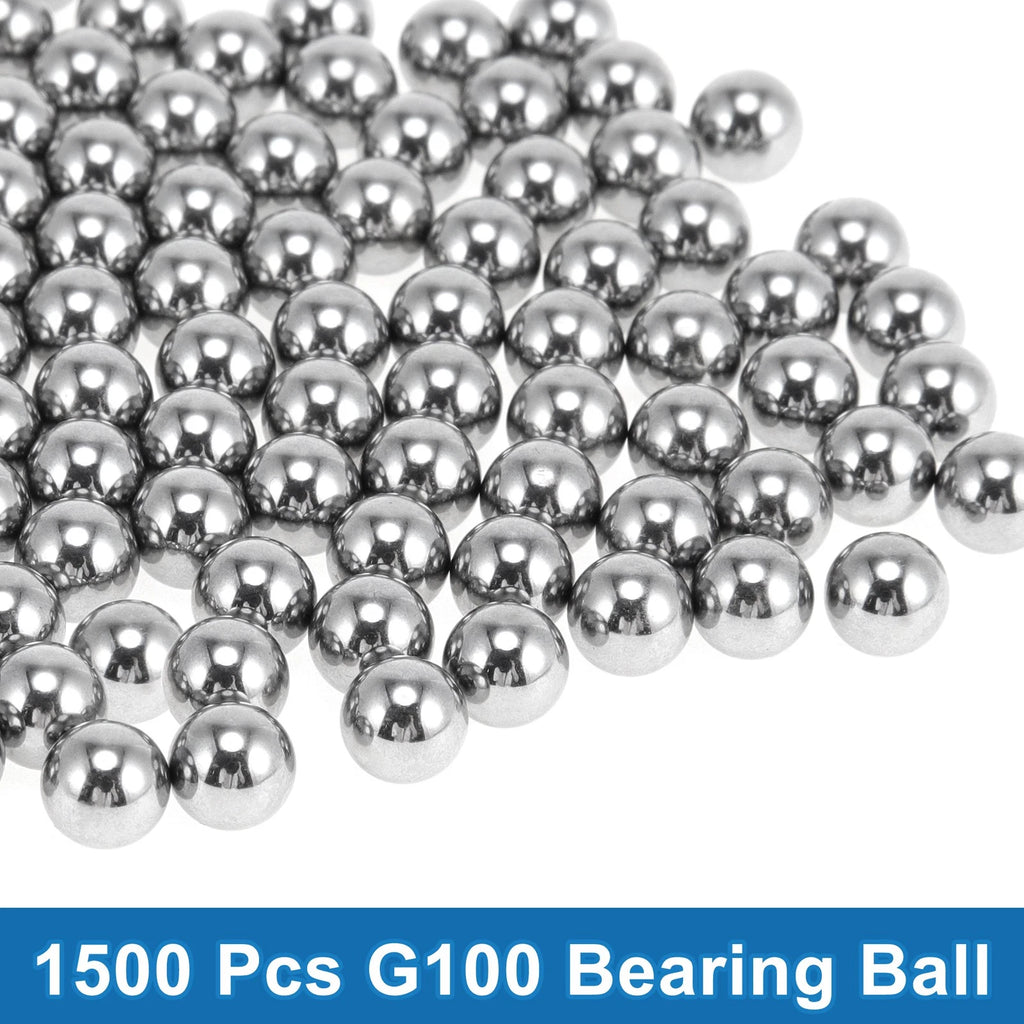 Set of 1500 1.8mm G100 Steel Ball Bearings