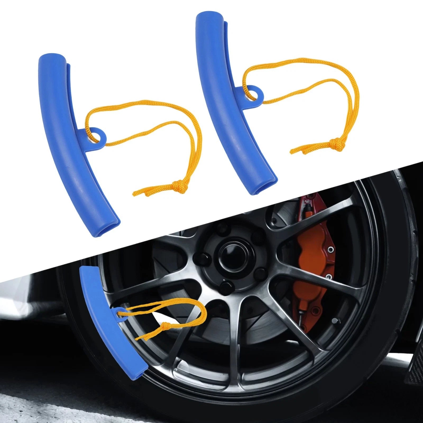 Set of 2 Tire Change Guard Rim Edge Savers for ATV Motorcycle