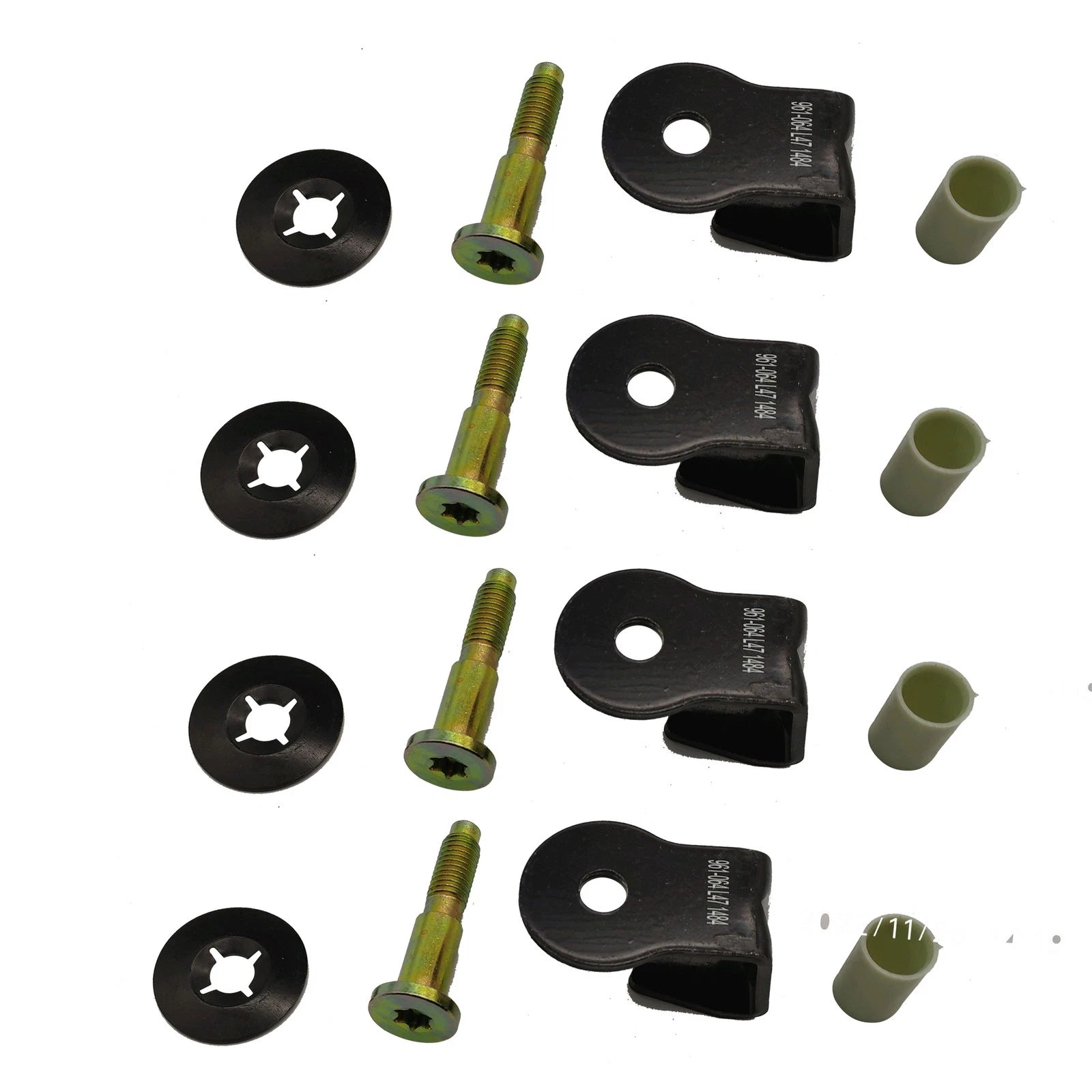 Set of 4 Rear Door Striker Bolts for Ford Bronco Escort Lincoln Mercury (1980–2011)