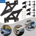 Set of 2 CNC Rear Wing Spoiler Mount Brackets for Universal Cars
