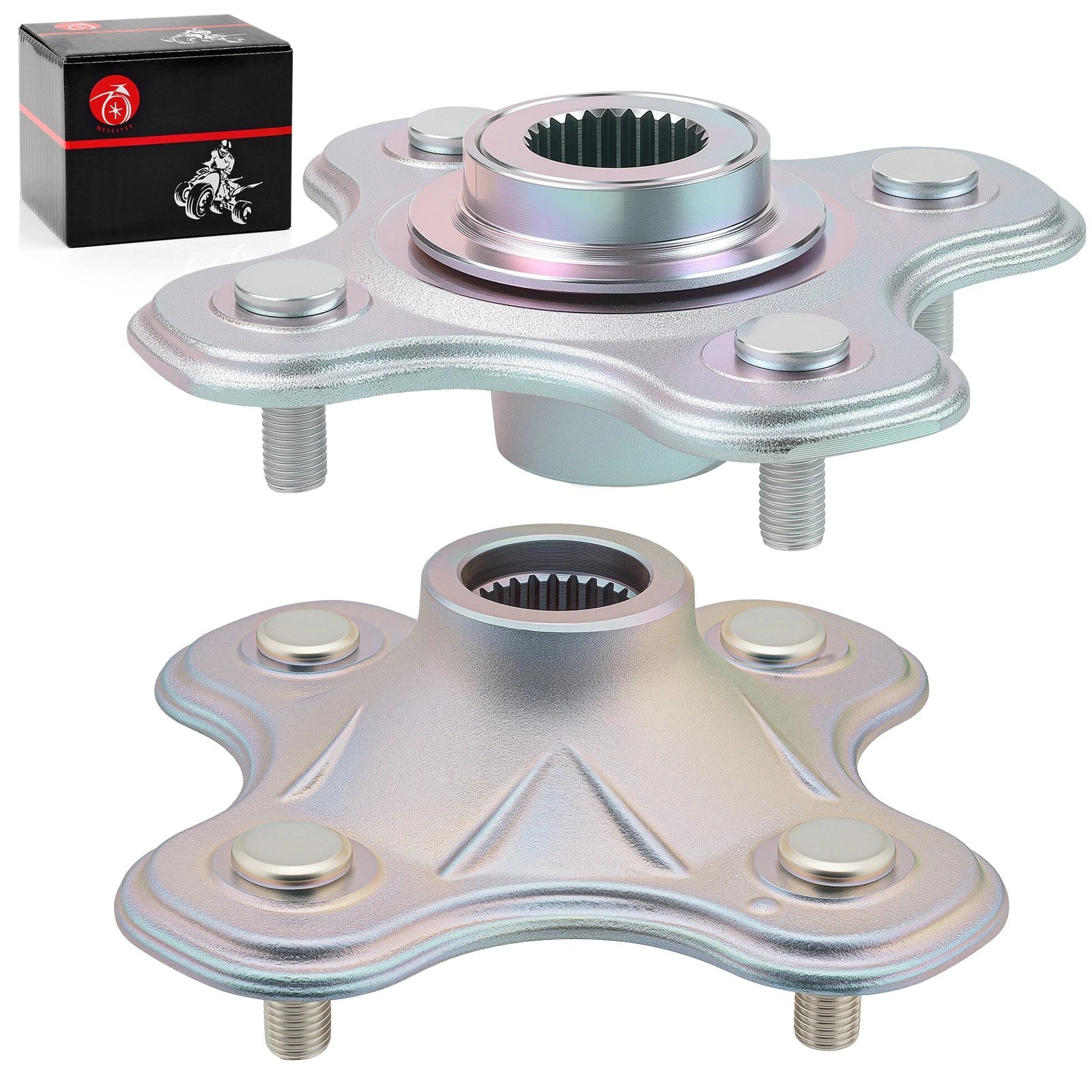 Set of 2 Rear Wheel Hubs for Yamaha Big Bear 400 YFM400 (2000–2006)