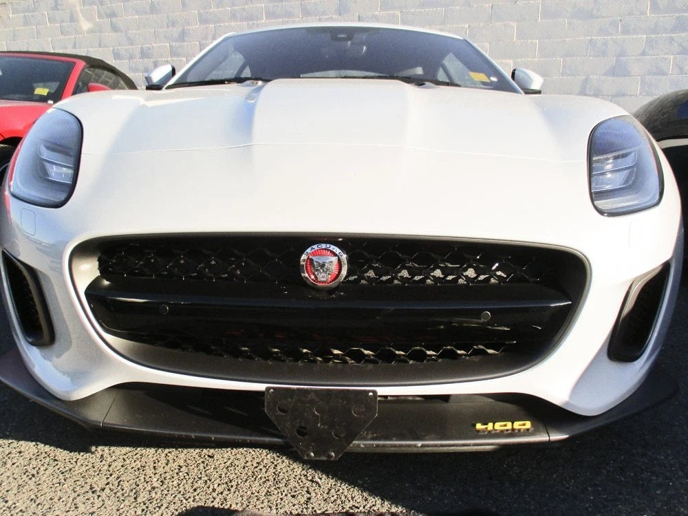 License Plate Bracket Removable Metal for Jaguar F-Type (2018–2023)