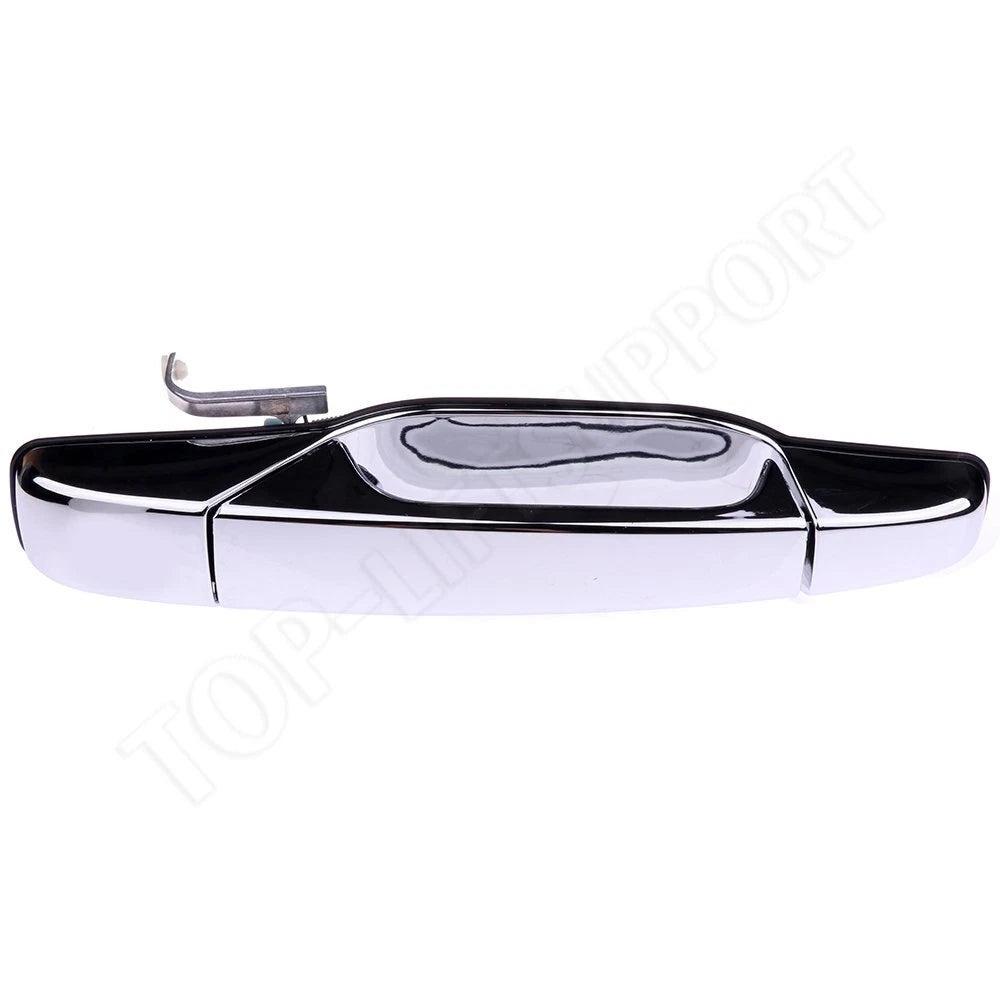 Set of 2 Chrome Exterior Door Handles for Chevy Pickup Truck