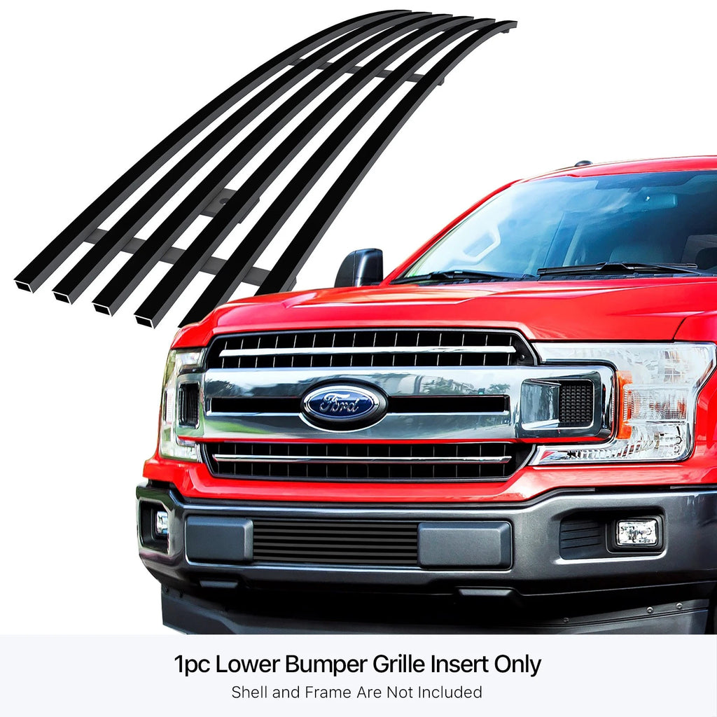 Stainless Black Billet Grille Insert for Ford F-150 (2018-2020)
