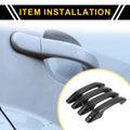 Set of 4 Exterior Door Handle Covers for Chevrolet Silverado 1500 (2019–2023)
