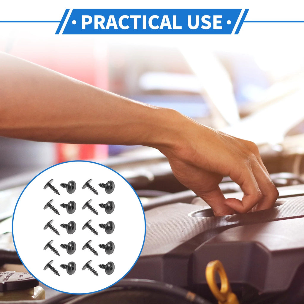 20 Pcs Fender Liner Splash Shield Bumper Cover Screw for Audi A3 (2006–2013)