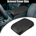 Armrest Box Cover Protector for Volkswagen  - Faux Leather, Black Stitches
