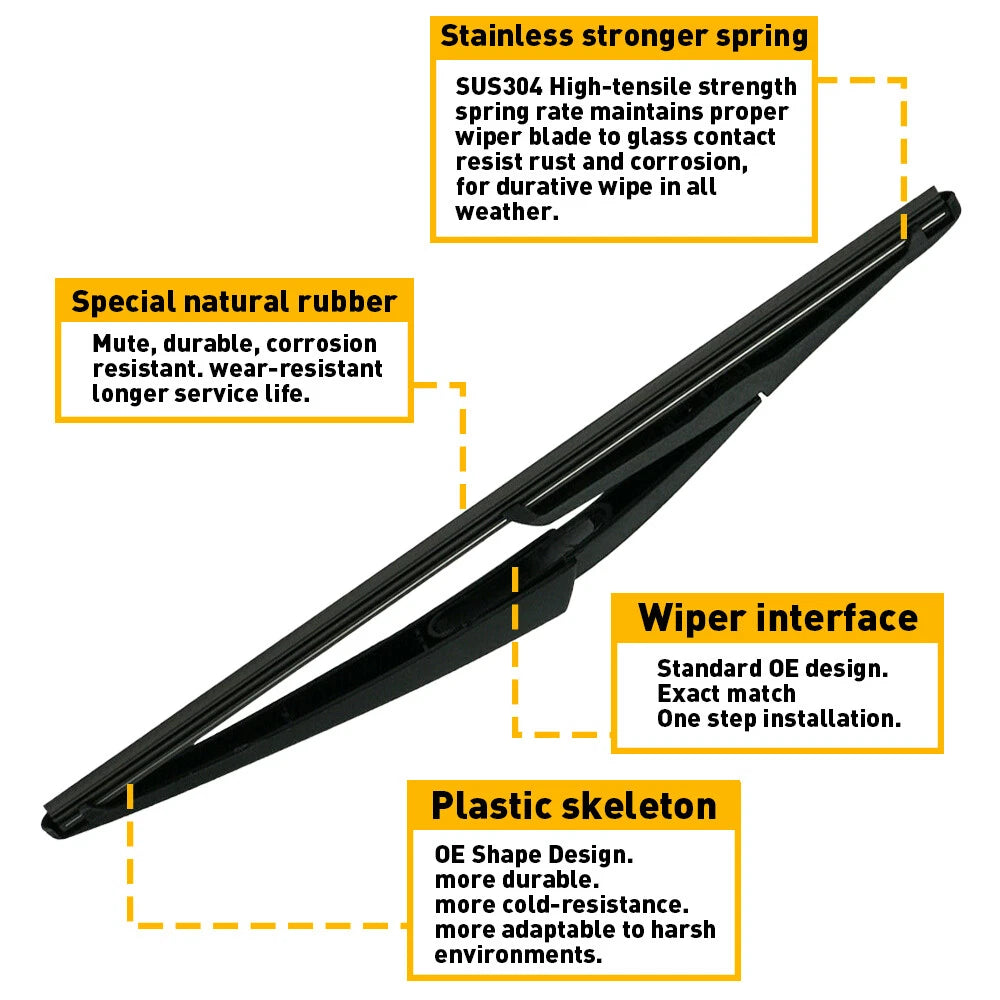 Rear Window Wiper Blade for Mercedes-Benz ML (2006â2011)
