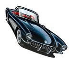 Metal Sign for Chevrolet Corvette Black (2005–2013)