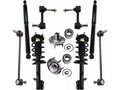 Front and Rear Shock Strut Coil Spring Wheel Hub Kit for Mazda Tribute (2001–2007)