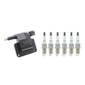 Set of 6 Hitachi Ignition Coils & NGK Iridium IX Spark Plugs for Dakota Ram 1500 (1997–2004)