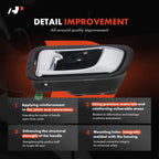 Chrome Rear Right Interior Door Handle for Honda Pilot (2003-2008)