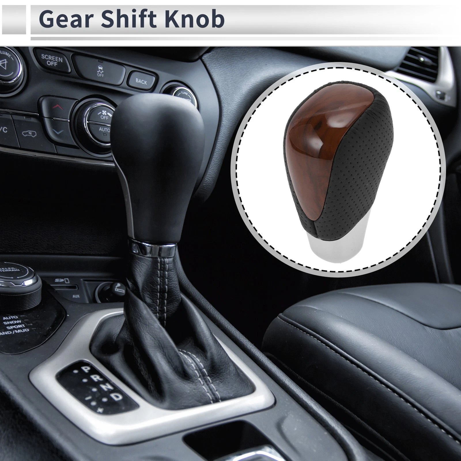 Automatic Gear Shift Knob for Toyota Alphard 200 Series (2011–2014) Faux Leather