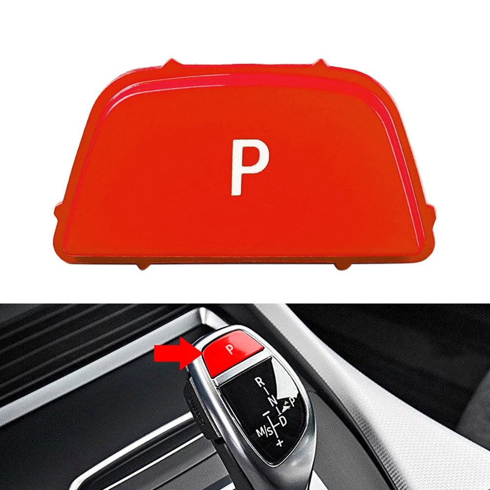 Gear Shift Knob P Button Cover for BMW 2 3 4 5 6 7 Series X3 F Chassis (2012–2020)