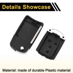 3 Button Key Fob Shell Case for Toyota RAV4 (2013–2015) Black