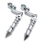 Foot Pegs for Harley Touring Dyna (1 1/4" Engine Guard Mounts)
