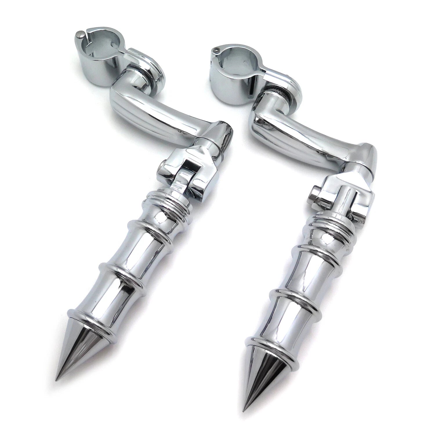 Foot Pegs for Harley Touring Dyna (1 1/4" Engine Guard Mounts)