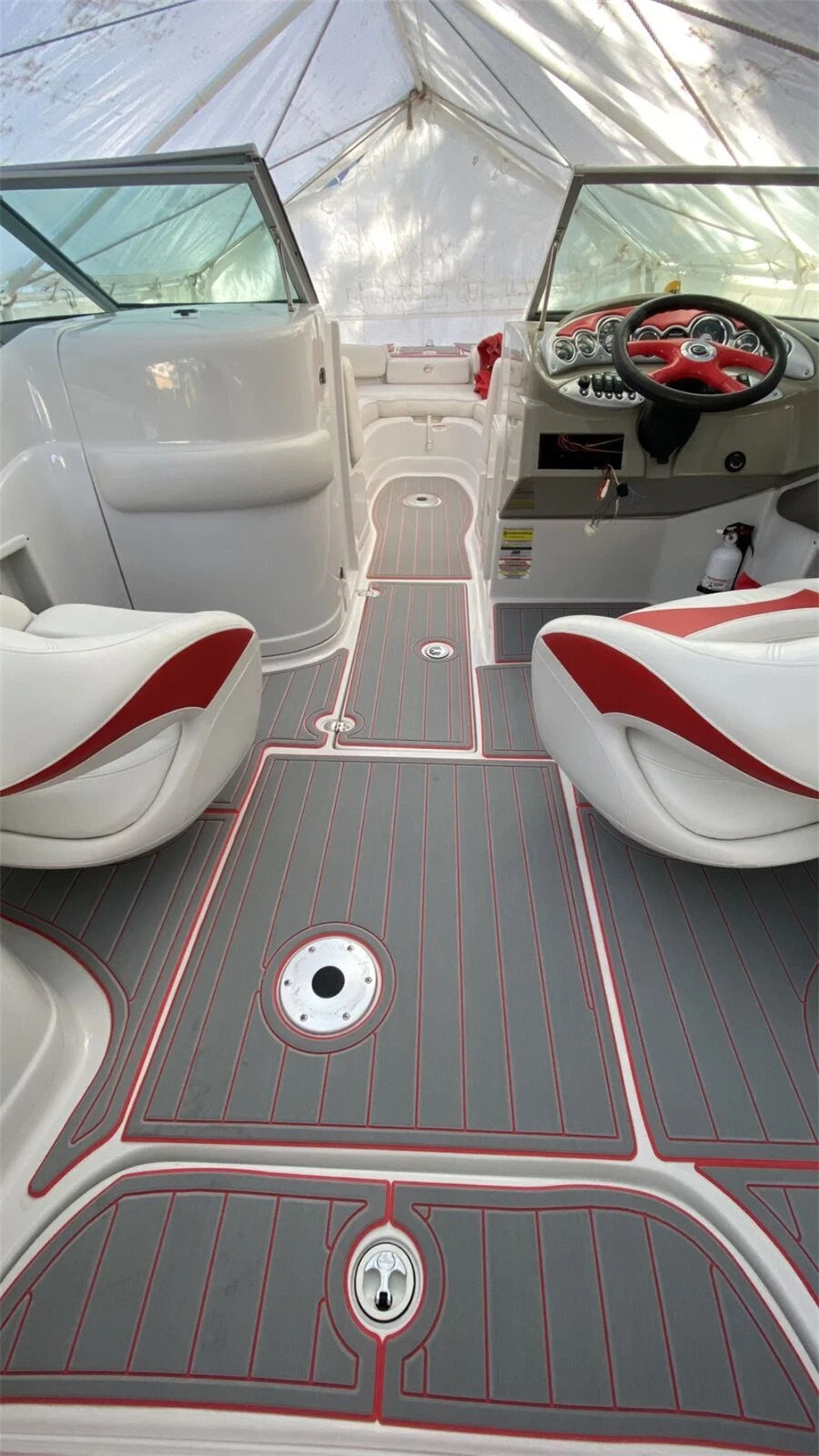 EVA Foam Teak Deck Floor Pad Mat for Crownline 220EX (2007)