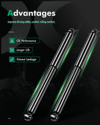 Rear Shocks Struts for Kia Rio 2001–2005 (1.5L 1.6L)