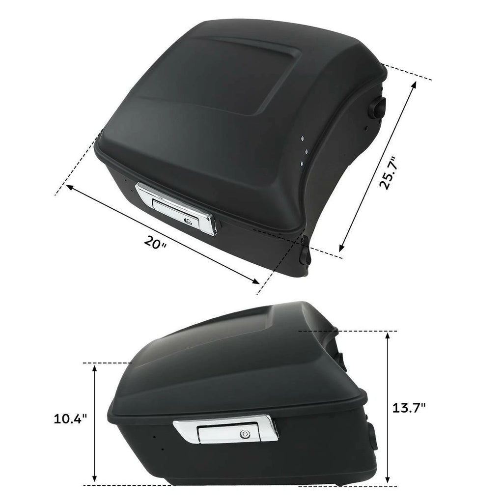 Tail LED Light Mount for Harley Fatboy (2008–2017) - King Trunk Backrest Speakers