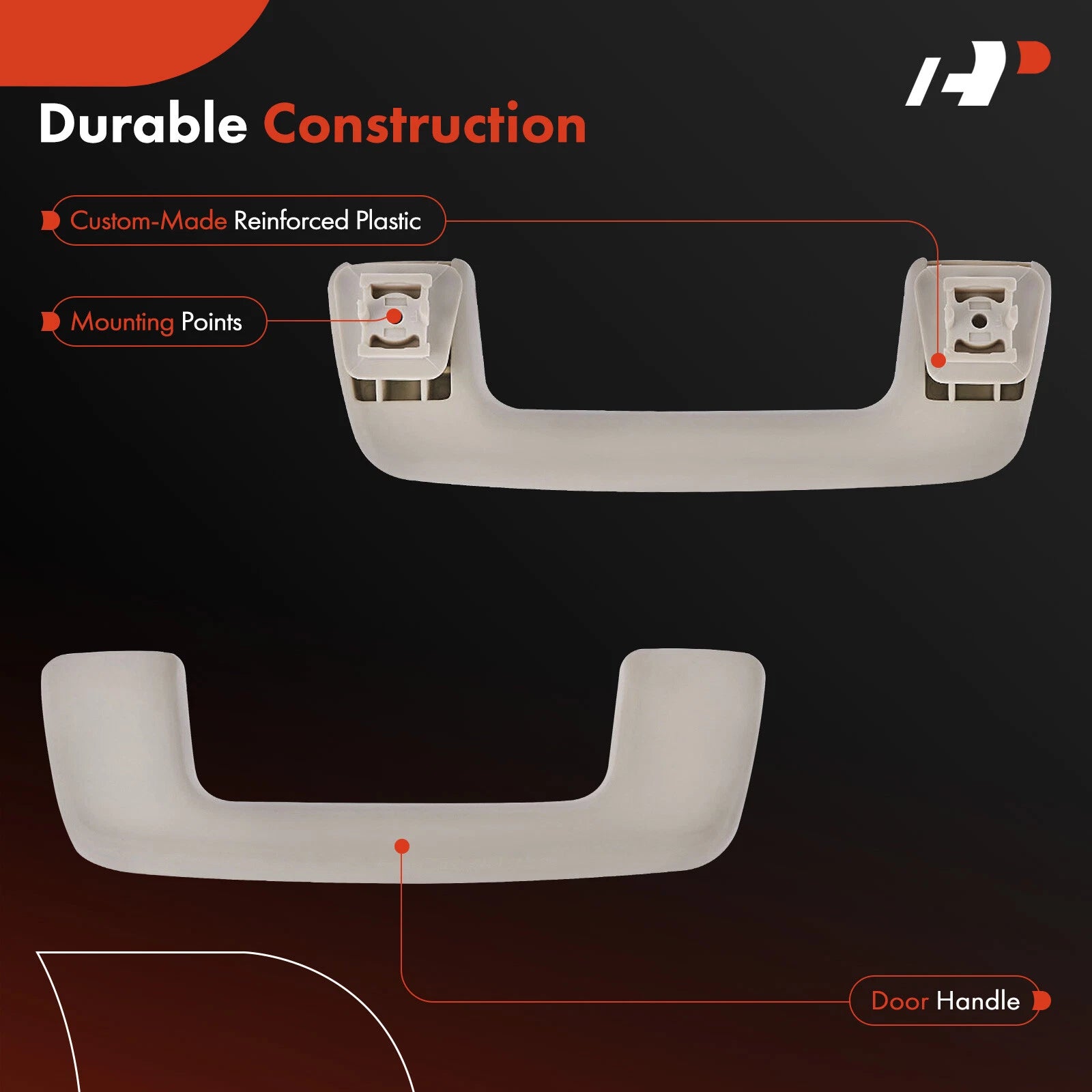 Front Right Plastic Interior Door Handle for Ford Fusion (2006-2009)
