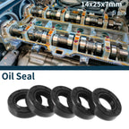Set of 5 Oil Seal Rotary Shaft Seal NBR Rubber 14x25x7mm