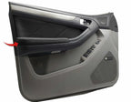 Front Armrest Door Panel Cover for Toyota 4Runner (2003–2009) Black PVC Leather