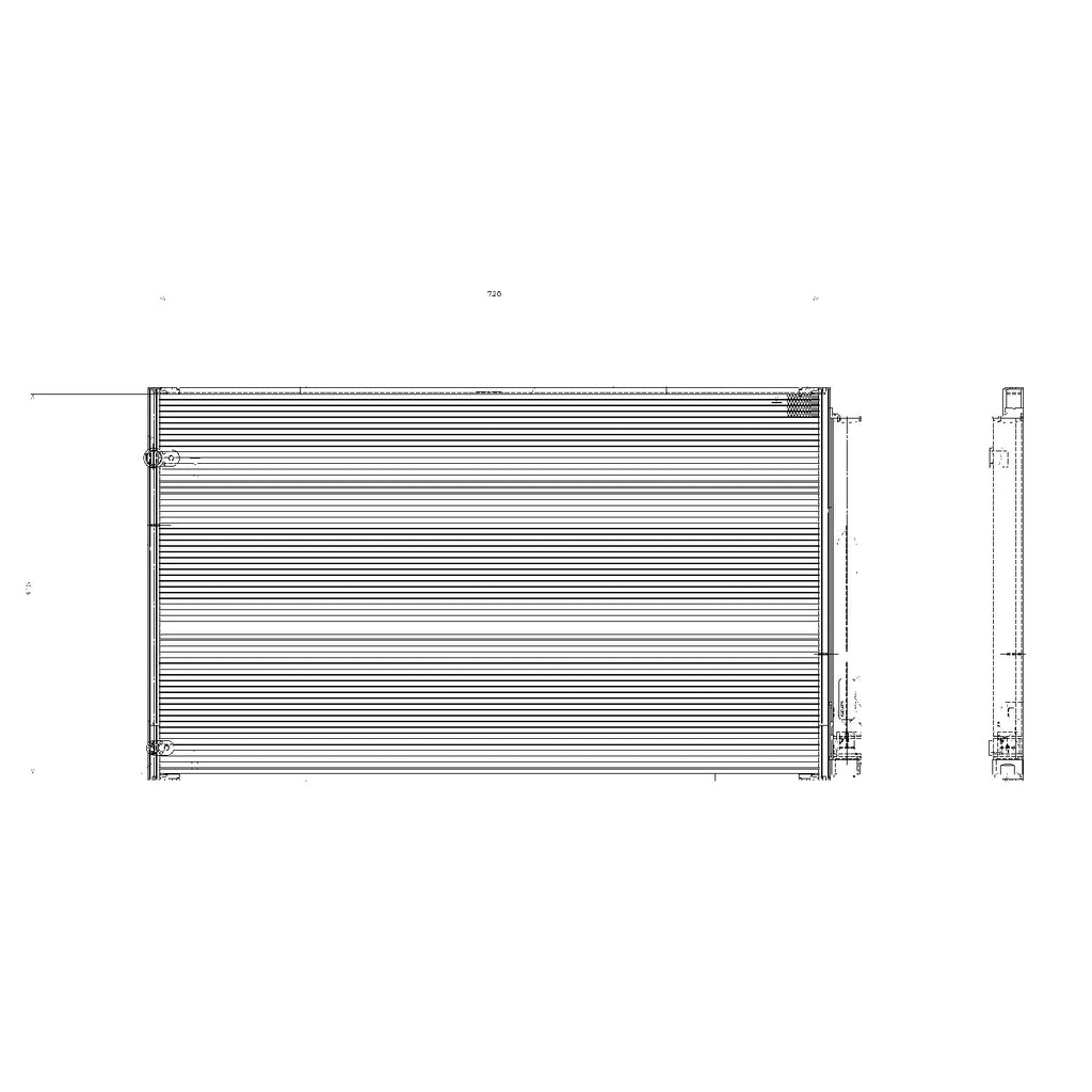 Replacement Condenser Stock Repair Part - CND3797 (See compatibility Chart)