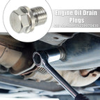 Set of 1 M12x1.5 Engine Oil Drain Plug with Washer 1239970430 for Mercedes-Benz 