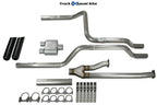 Dual Exhaust Kit for Toyota Tundra (2014–2021) 2.5" Black Tip