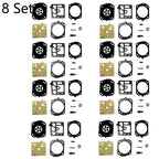 Set of 8 Carburetor Diaphragm Gasket Kit for Stihl MS441 MS441C-M (Walbro K20-HD)