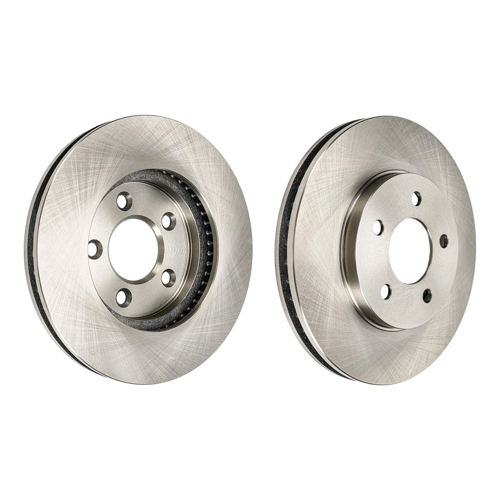 Front Vented Disc Brake Rotors for 2005–2010 Ford Mustang V6 (4.0L) Pair