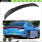 Matt Black Rear Wing Spoiler for Dodge Charger (2011–2021) ABS Plastic