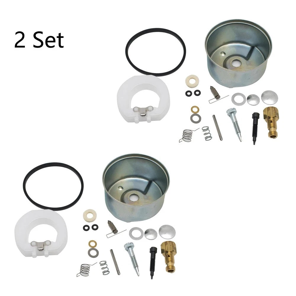 2X Carburetor Float Bowl Kit for Tecumseh (632347, 631700, 632019A)